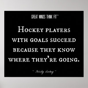 Hockeyspelare med mål 001 poster