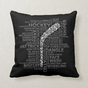 Hockeyspelare och slang kudde