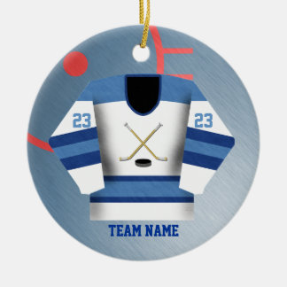 HockeyspelareJersey prydnad Julgransprydnad Keramik