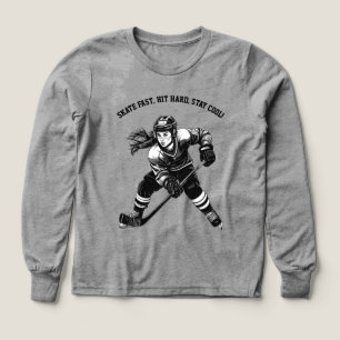 Hockeyspelartröja – Djärv och dynamisk ishockey T Shirt