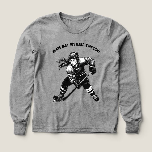 Hockeyspelartröja – Djärv och dynamisk ishockey T Shirt (Design framsida)