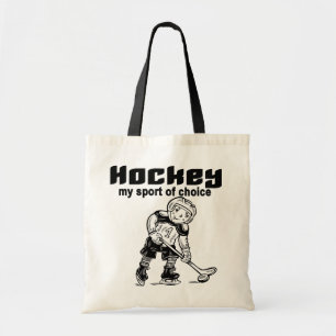 Hockeysport av primaa Tshirts och gåvor Tygkasse