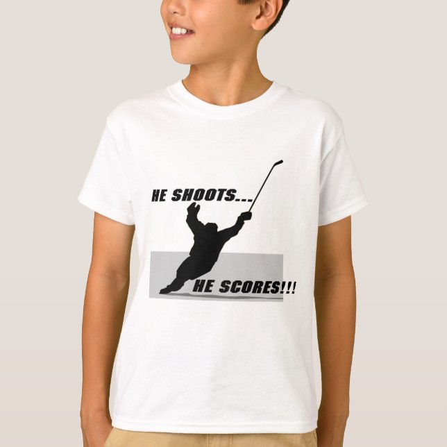 HockeyT-tröja och Gifts. Tee Shirt (Framsida)