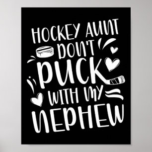 Hockeytant till en hockeyspelare Rolig hockeytant Poster