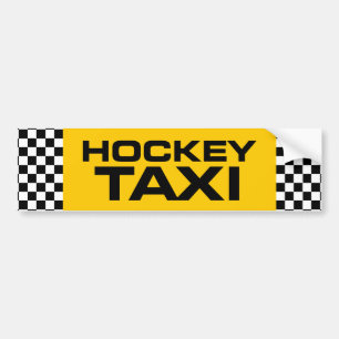 Hockeytaxi Bildekal