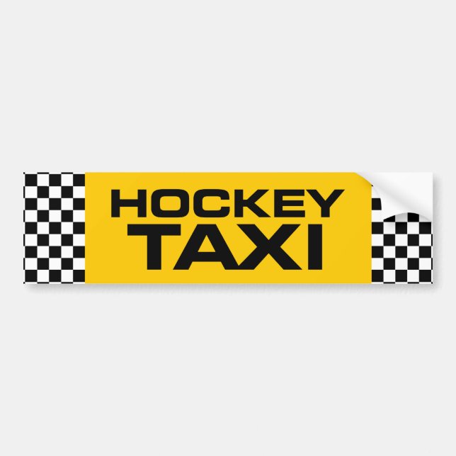 Hockeytaxi Bildekal (Framsidan)