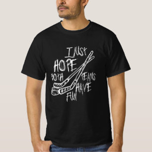 Hockeyteamets tävling t shirt