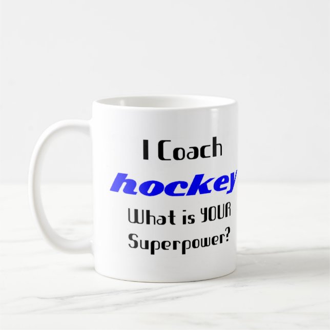 hockeytränare kaffemugg (Vänster)
