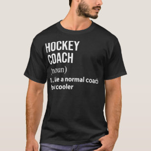 hockeytränare som en vanlig buss men kylare t shirt