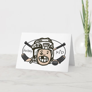 Hockeyunge Helgkort