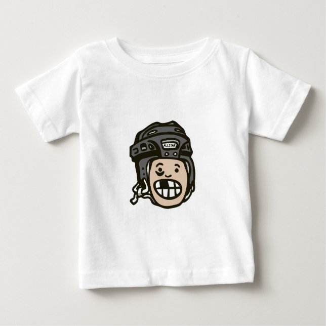 Hockeyungesvart Tee Shirt (Framsida)