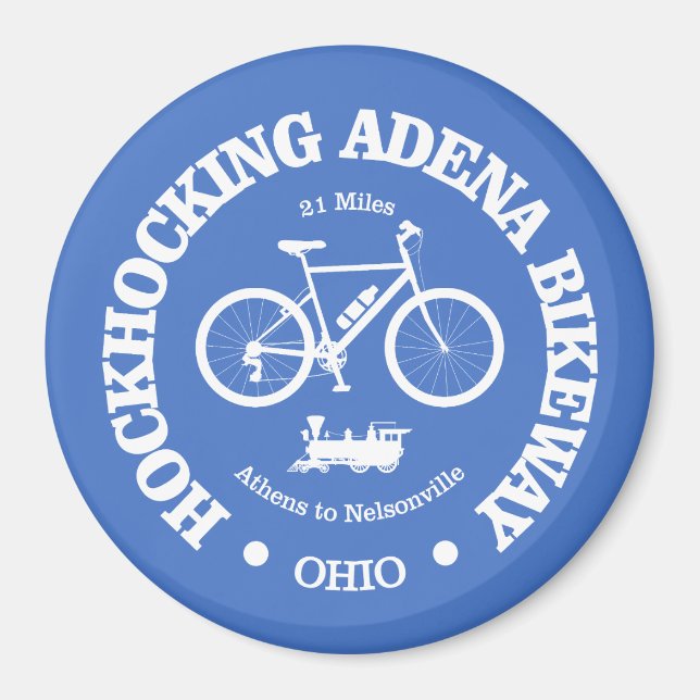 Hockhocking Adena Bikeway (cykling) Magnet (Framsidan)