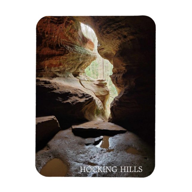 Hocking Backe Ohio Iconic Cave Magnet (Vertikal)