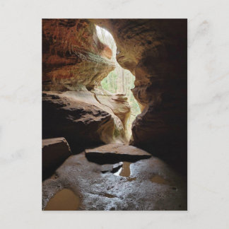 Hocking Backe Ohio Iconic Cave Vykort