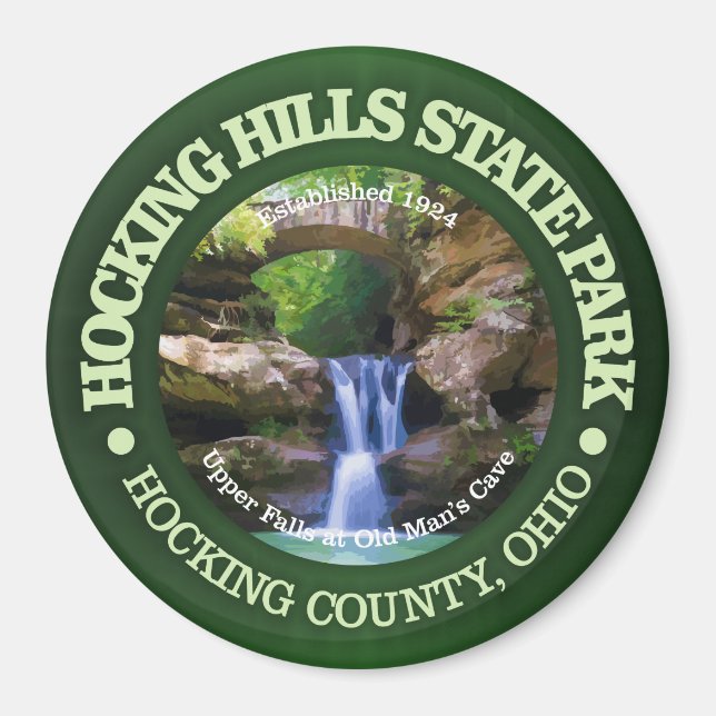 Hocking Backe State Park Magnet (Framsidan)