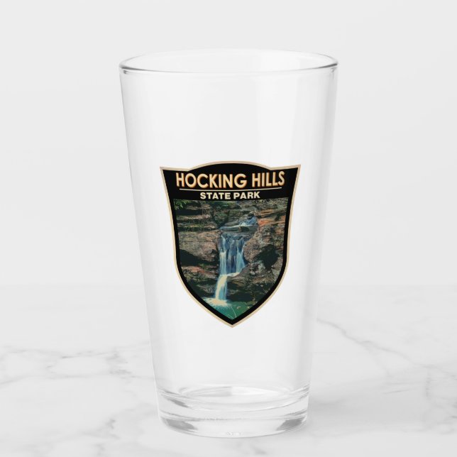 Hocking Backe State Park Ohio Art Glaskopp (Framsida)