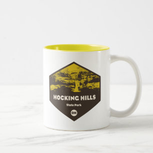 Hocking Backe State Park, Ohio Två-Tonad Mugg