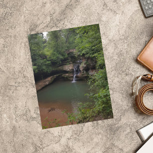Hocking Backe Waterfall Vykort