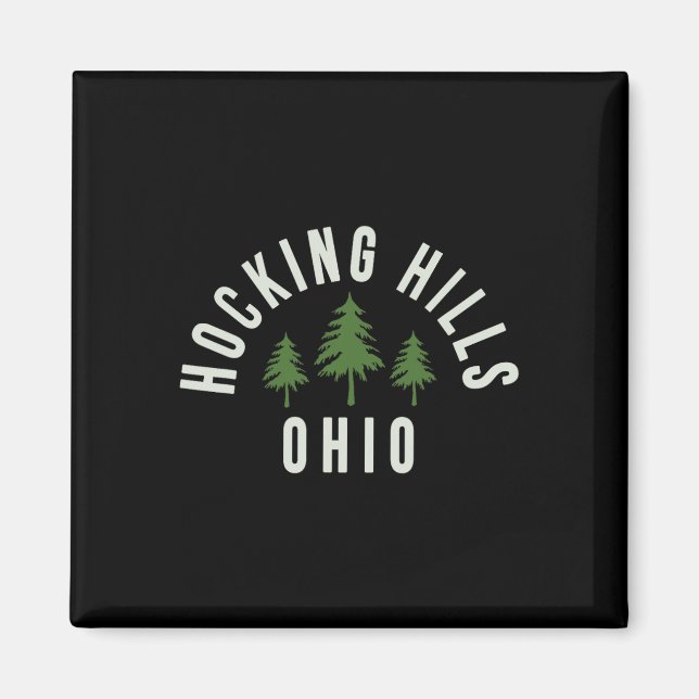 Hocking Hills State Park Ohio Souvenir Vandring  Magnet (Framsidan)