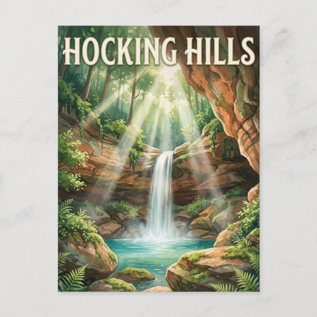Hocking Hills Vykort (Framsida)