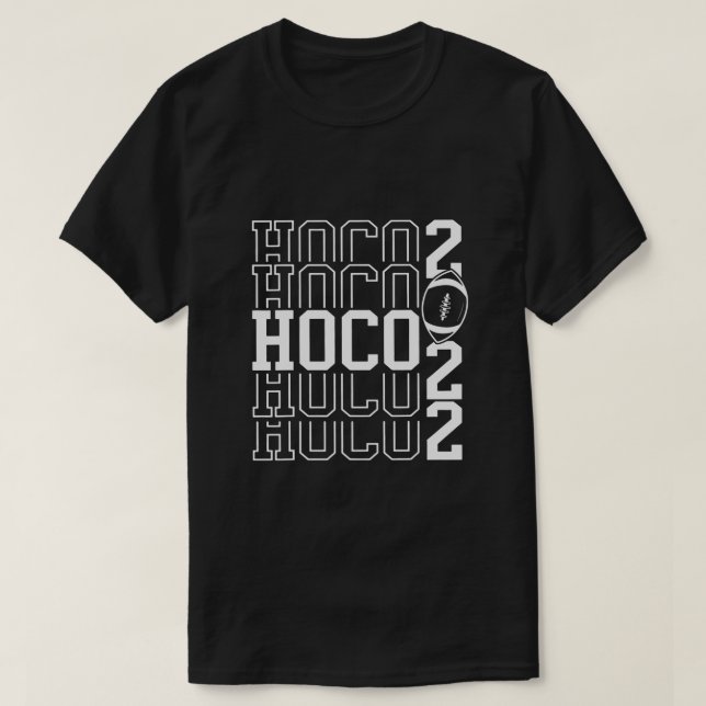 Hoco 2022 American Football Homecoming Game T Shir T Shirt (Design framsida)