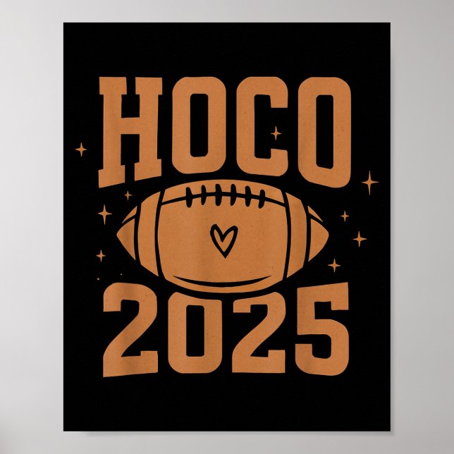 Hoco 2025 High School hemkomst  Poster (Framsidan)