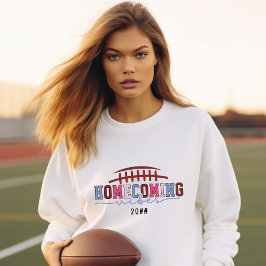 HOCO Homecoming Vibes Reunion Fotbollsdag T Shirt