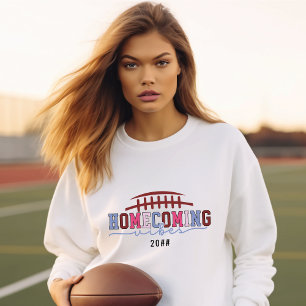 HOCO Homecoming Vibes Reunion Fotbollsdag T Shirt