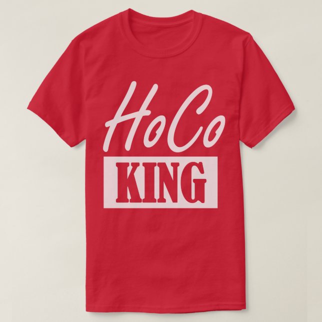 HoCo kung homecoming-dans T Shirt (Design framsida)