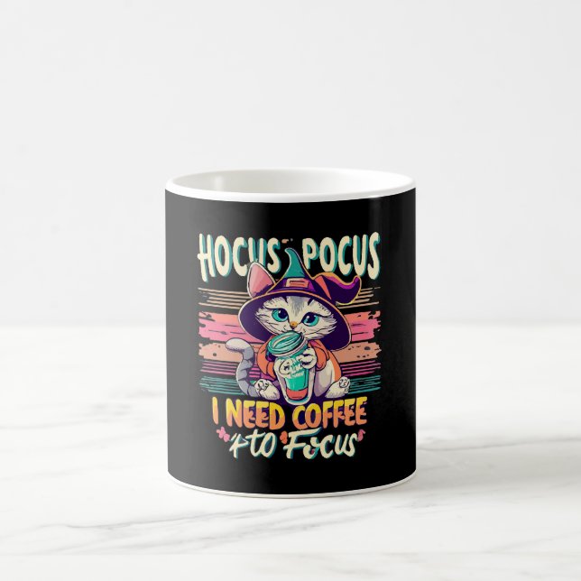 Hocus Focus - jag behöver kaffe för att fokusera Kaffemugg (Center)