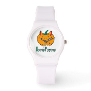 Hocus pawcus Halloween pumpingingerkattmagi Armbandsur