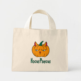 Hocus pawcus Halloween pumpingingerkattmagi Mini Tygkasse