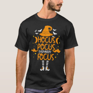 Hocus Pocus Alla Focus Halloween Funny T Shirt