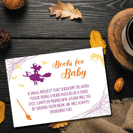 Hocus Pocus Baby Shower Böcker för Baby-kort Bordsnummer