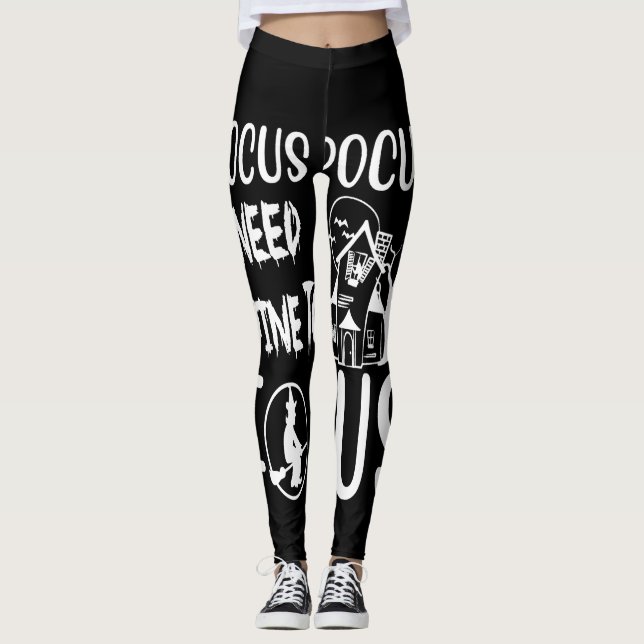 Hocus pocus behöver vin för att fokusera leggings (Framsida)