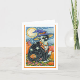 HOCUS POCUS BLACK CAT WITCH & MOUSE HALLOWEEN HELGKORT