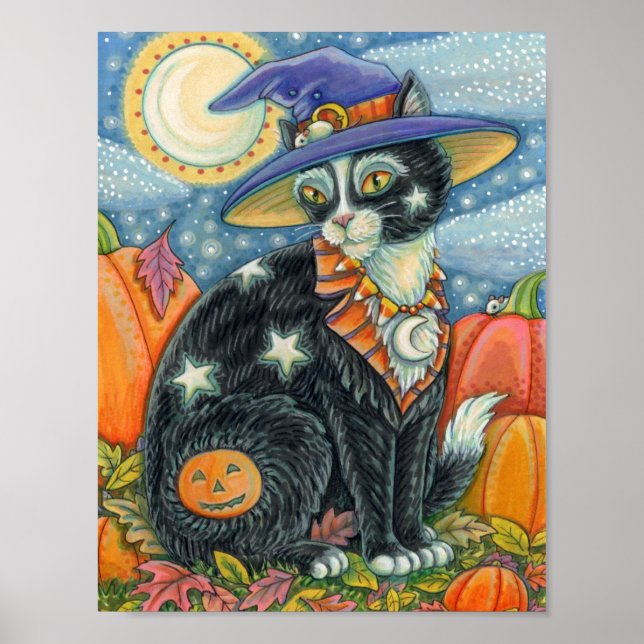 HOCUS POCUS BLACK CAT WITCH & MOUSE HALLOWEEN POSTER (Framsidan)
