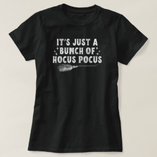 Hocus Pocus Black och White Halloween Quote T Shirt