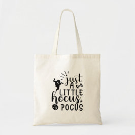 Hocus Pocus Black & White Candy Tote Bag Tygkasse