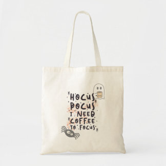 Hocus pocus cafee Focus Tote Bag Tygkasse