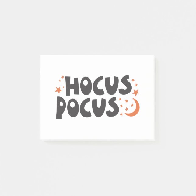 Hocus Pocus cat pumpkin halloween spooky Post-it Block (Framsida)