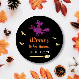 Hocus Pocus Circle Sticker Runt Klistermärke