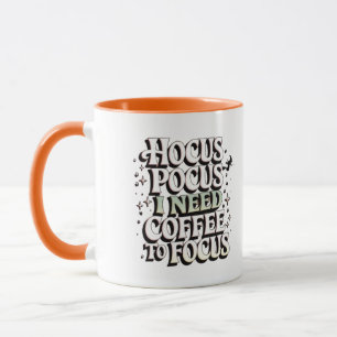 Hocus Pocus Coffee Mugg - jag behöver kaffe för at