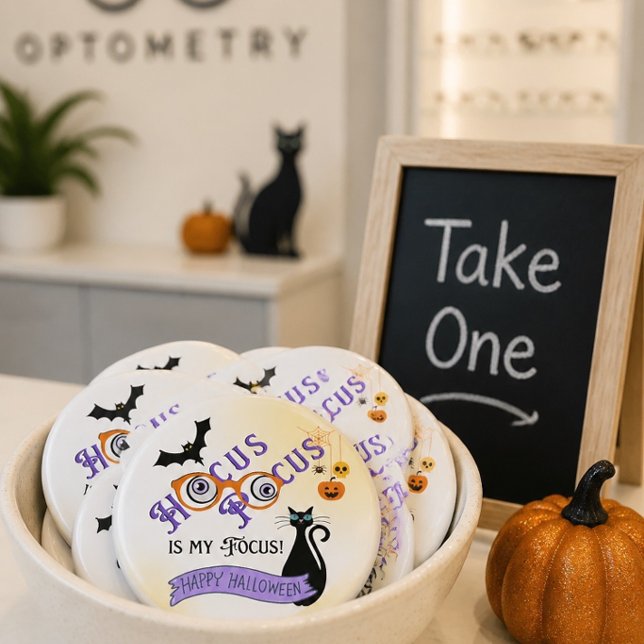 Hocus Pocus Fokus Halloween Magnet (Skapare uppladdad)