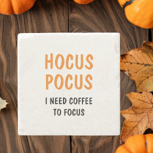 Hocus Pocus Funny Halloween-citat   ORANGE Stenunderlägg