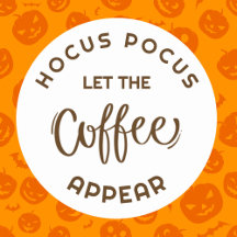 Hocus pocus Halloween Café Affärsdekal
