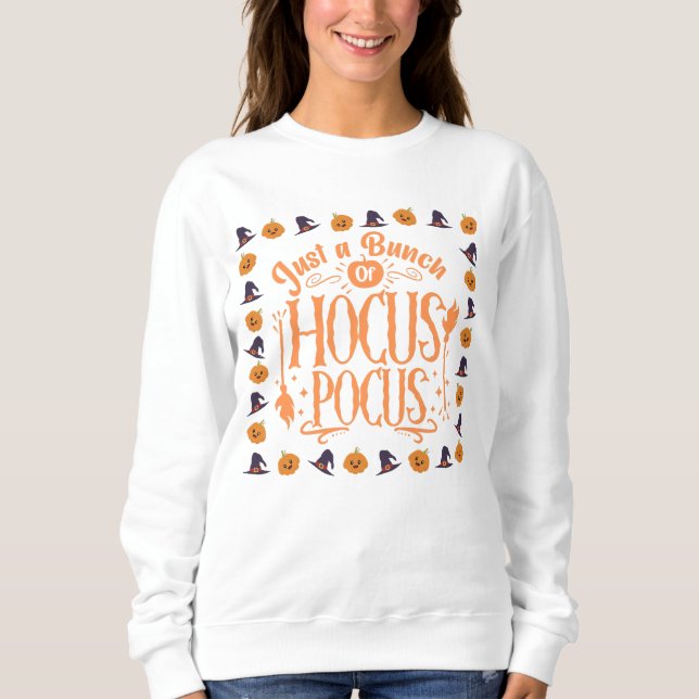 Hocus Pocus Halloween T Shirt (Framsida)