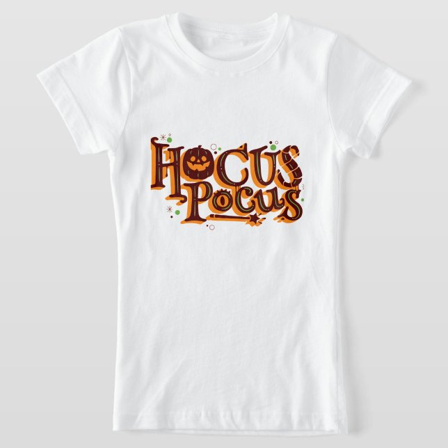 Hocus Pocus Halloween T-shirt (“A little Hocus Pocus goes a long way 🎃✨)