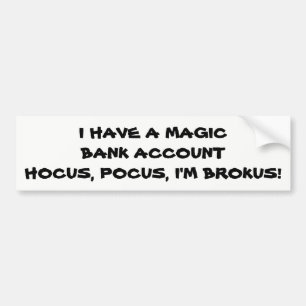 Hocus Pocus I är Brokus Bildekal