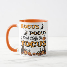 Hocus Pocus jag behöver kaffe för att fokusera Rol Mugg